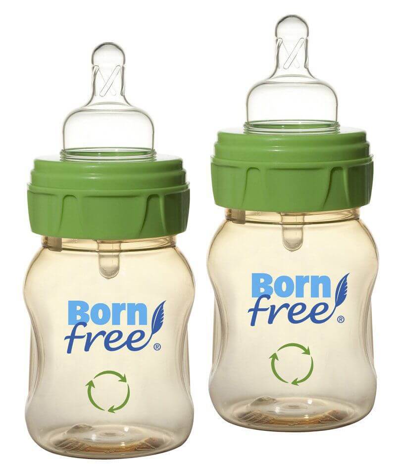 Bình sữa thủy tinh Born Free an toàn và tiện lợi