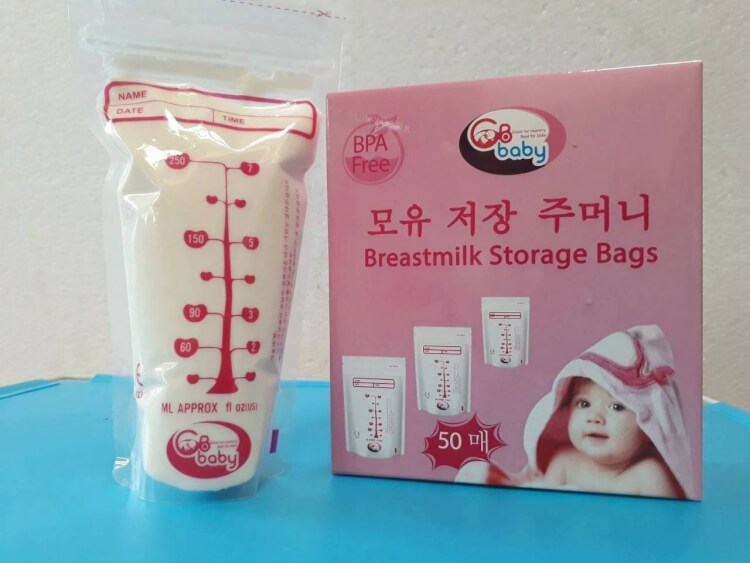 Túi trữ sữa Gb Baby từ Hàn Quốc
