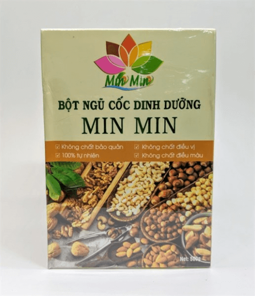 Ngũ cốc thương hiệu Minmin có mẫu mã sản phẩm đẹp, chắc chắn