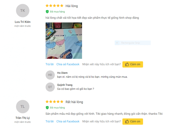 Phản hồi tích cực của người dùng về drap chống thấm Việt Hưng