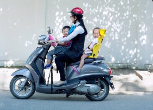 Ghế ngồi xe máy cho bé (xe số)