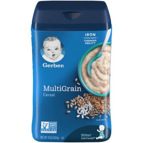 Gerber multigrain cereal