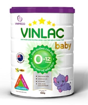 Sữa Vinlac Baby nguồn dinh dưỡng cân đối cho trẻ sơ sinh