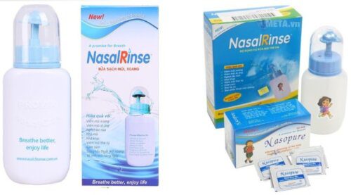 Chai rửa mũi Nasal Rinse thiết kế thông minh