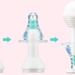 cách đục lỗ núm ti bình sữa