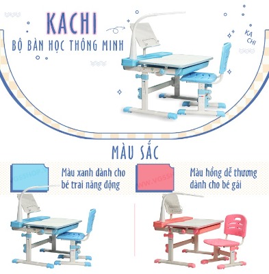 Bộ bàn ghế chống gù, chống cận Kachi MK102