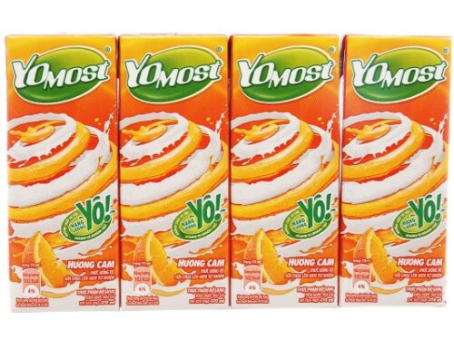 Sữa chua lên men Yomost hương cam