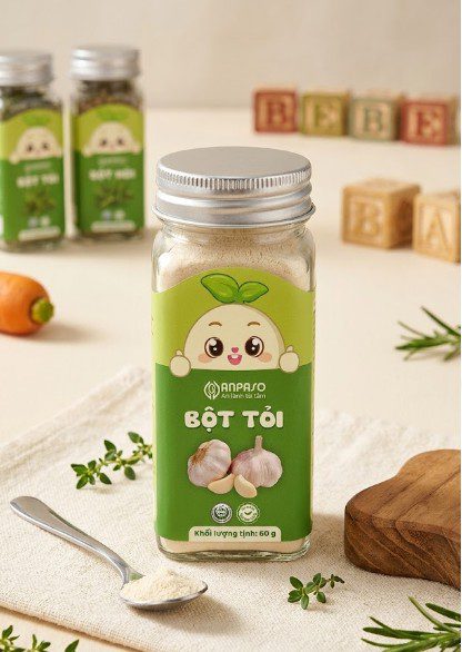 Bột tỏi cho bé Anpaso