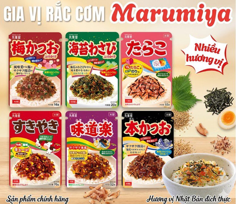 Gia Vị Rắc Cơm Marumiya