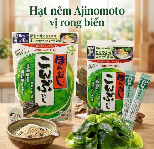 Hạt nêm rong biển Ajinomoto