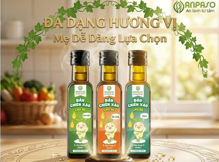 Dầu Chiên Xào Cho Bé Anpaso