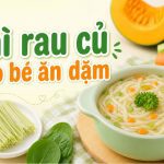 mì rau củ cho bé ăn dặm